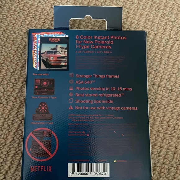 Pack of two boxes. Stranger things Polaroid film. No longer sold! - Picture 2 of 3